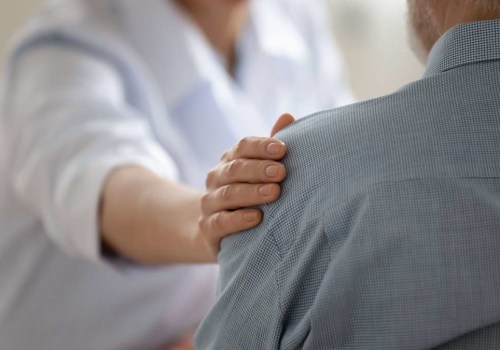 How do you provide emotional support to an elderly person?