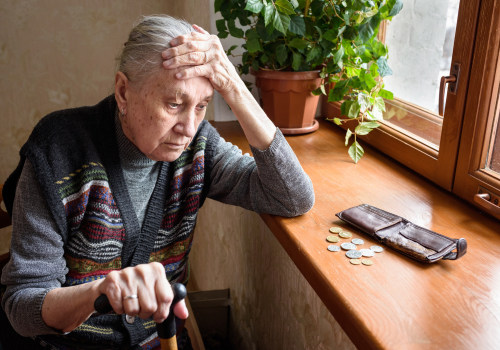 What does a senior do when they run out of money?